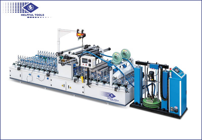 HZ1300BW-PUR PUR Adhesive Clapboard Wrapping Machine