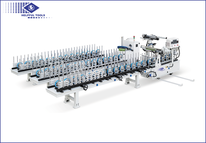 HZ350BT-PUR PUR Adhesive Profile Wrapping machine(One drag three)