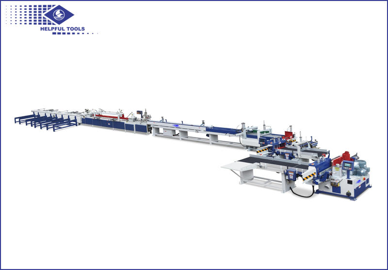 HMB3515SS Fully automatic stacking and receiving, infinitely long finger jointing  production line(Servo configuration)